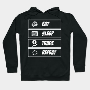 Eat Sleep Trade Ethereum Repeat Hoodie